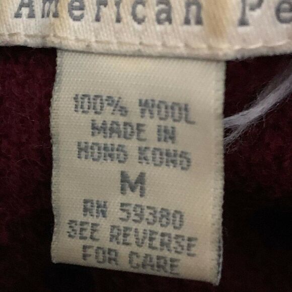 Vintage 60s Lord & Taylor Wool Jacket Burgundy Size M - Picture 7 of 9